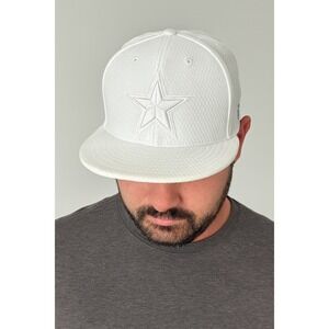 Dallas Cowboys‎ New Era 9FIFTY NFL Hat Cap White America's Team